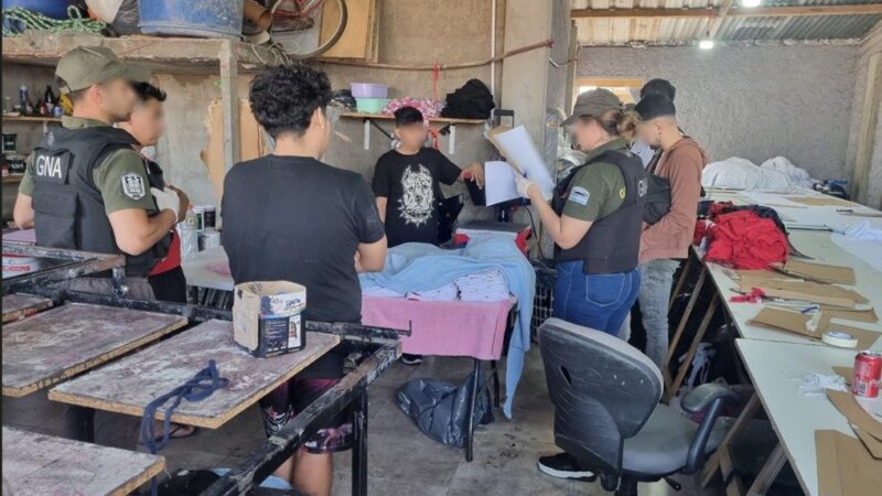 Gendarmería rescató a 17 personas explotadas laboralmente