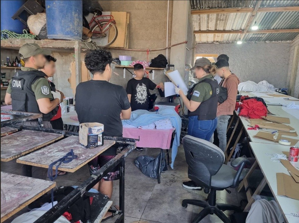 Gendarmería rescató a 17 personas explotadas laboralmente