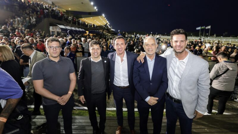 Alak y Kicillof  presenciaron  el  Gran Premio Dardo Rocha