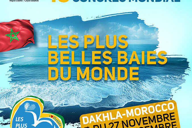 Marruecos: Dajla acogerá el 18º Congreso Mundial de las Bahías Más Bellas del Mundo