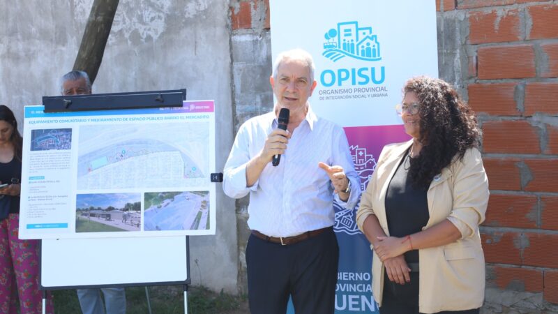 La Plata: Alak recorrió El Mercadito antes del comienzo de las obras en el barrio