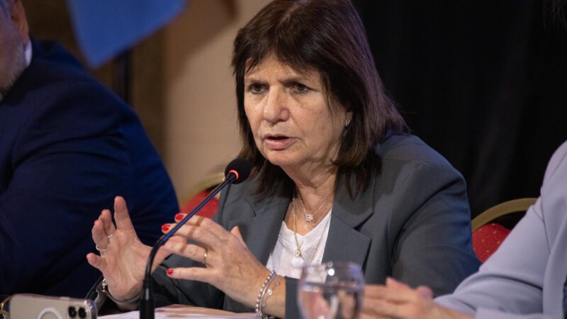 Neuquén: Bullrich destacó la baja tasa de homicidios