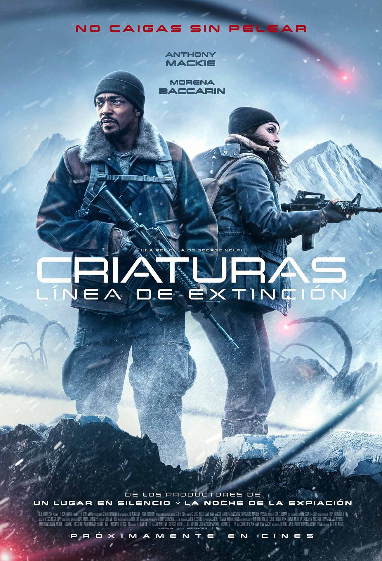 Criaturas: Línea de extinción, con Anthony Makie y Morena Baccarin. Estrena este jueves 28.