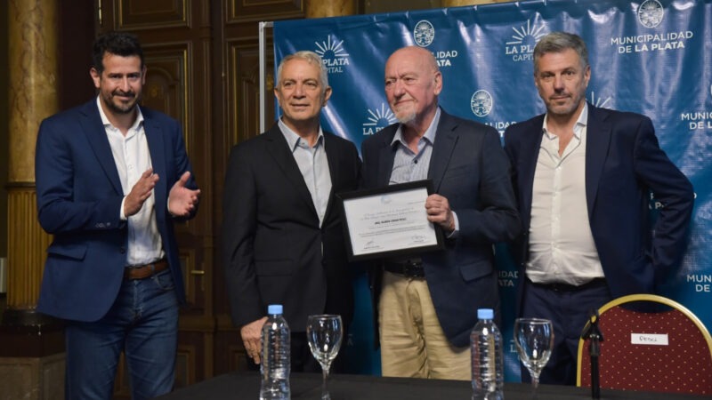 El arquitecto Rubén Omar Pesci es Patrimonio Cultural Viviente de La Plata