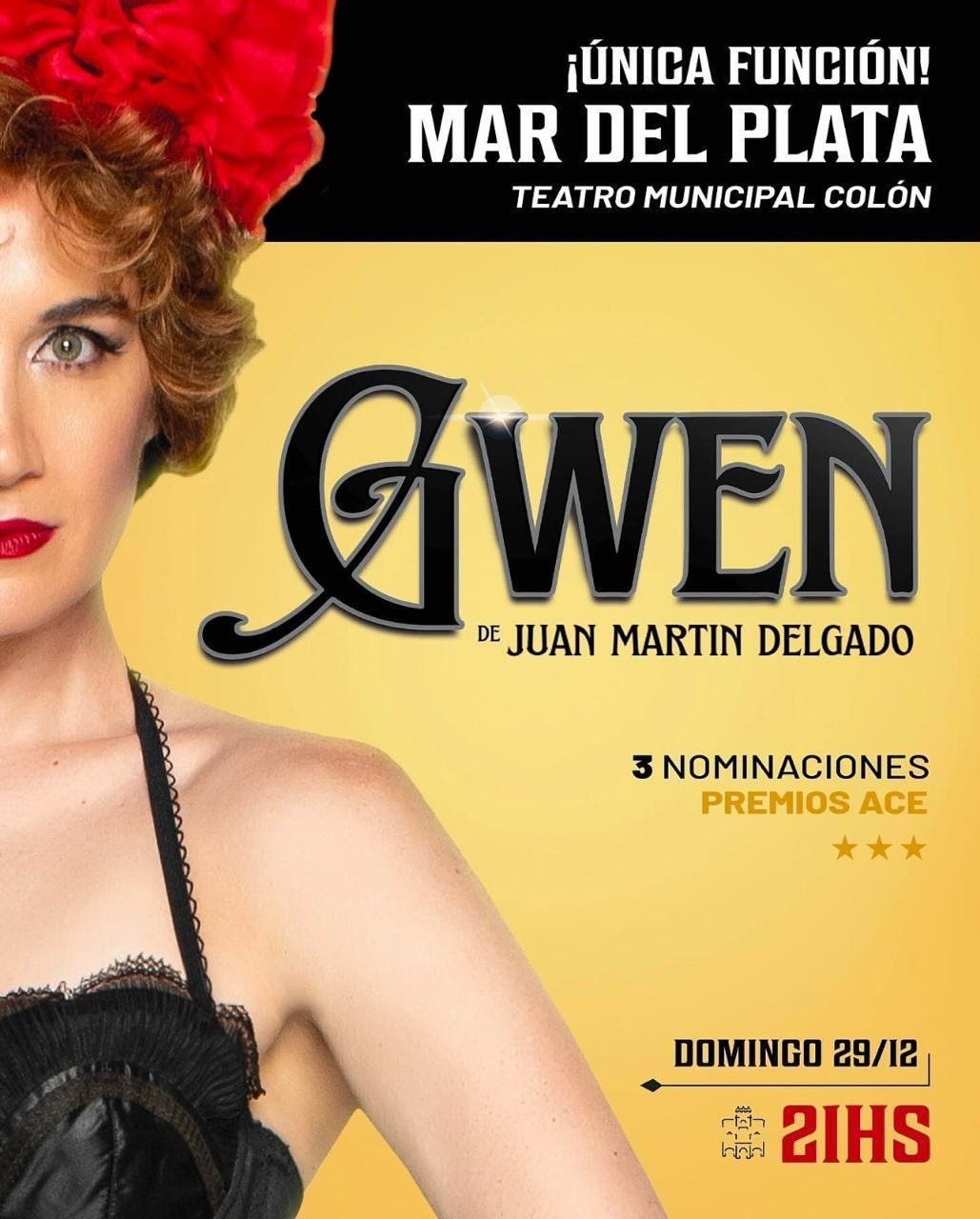 «GWEN» se presenta en Mar del Plata en única función
