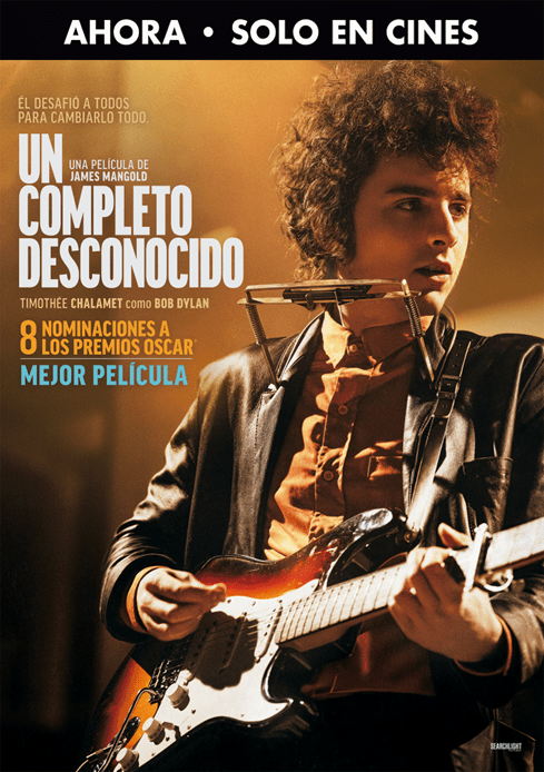 Llega a los cines «Un completo desconocido»,  la biopic basada en la obra y vida de Bob Dylan