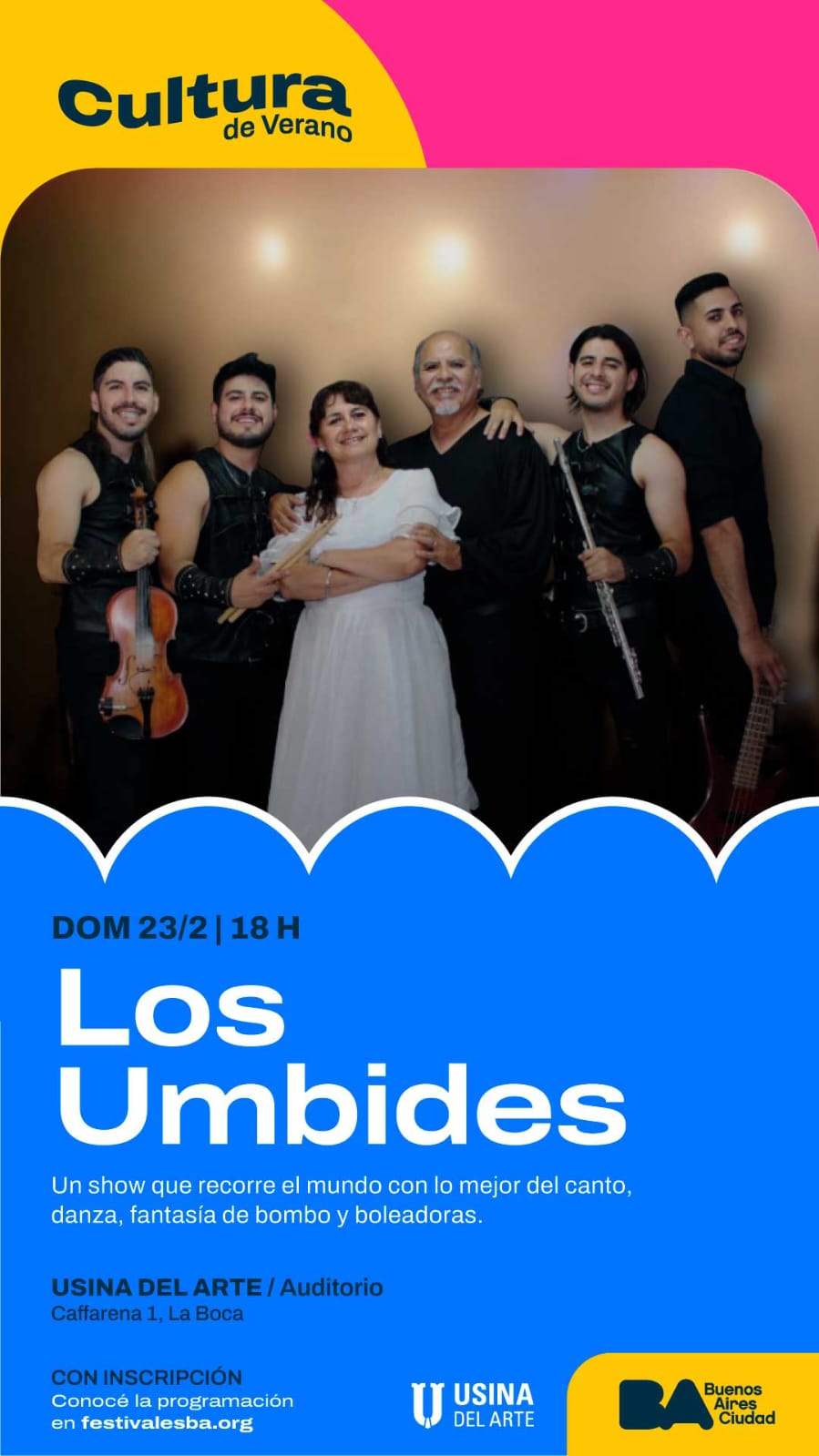 Expectativa por la presencia de» Los Umbides» en los festivales de verano.  Folklore argentino de prestigio internacional