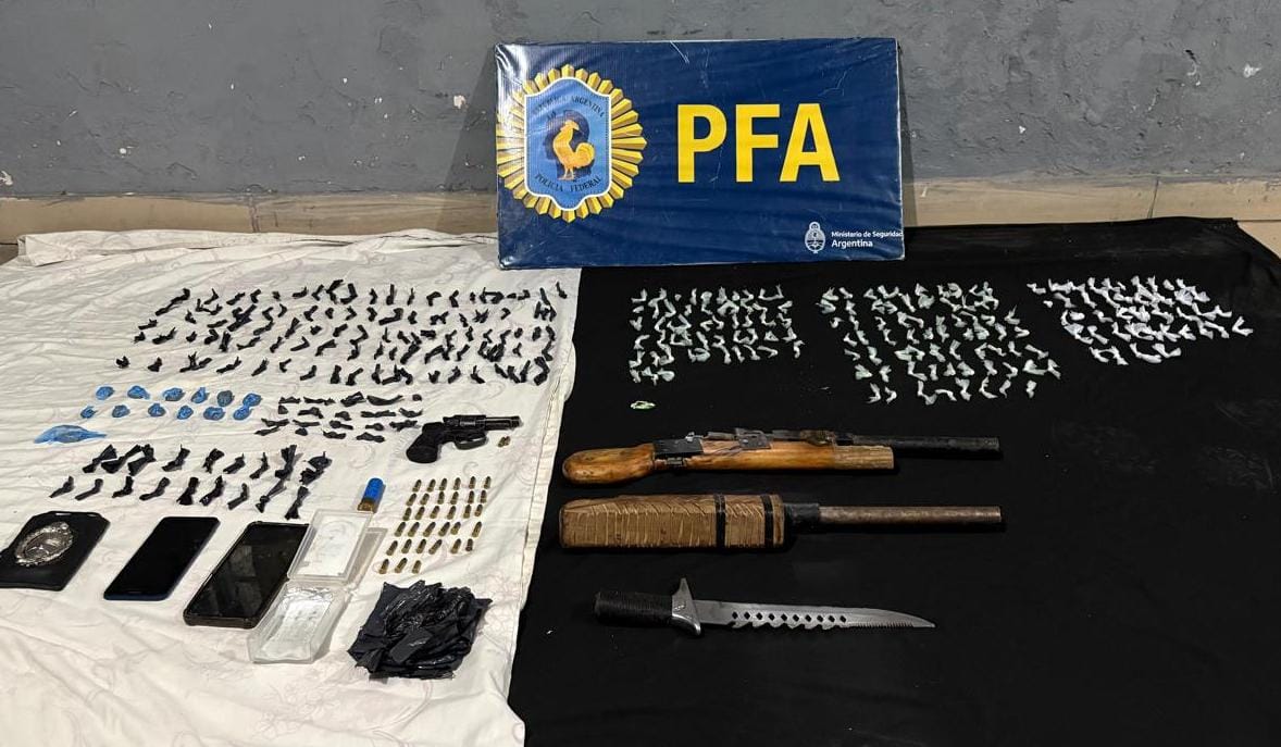 La Policía Federal Argentina desbarató una banda narcocriminal que operaba en el conurbano bonaerense