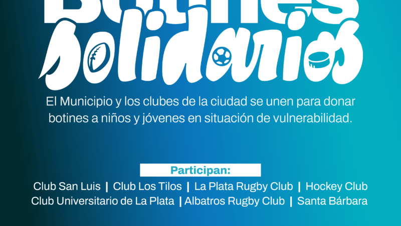 La Plata: lanzan una campaña para que clubes locales donen botines a jóvenes en situación de vulnerabilidad