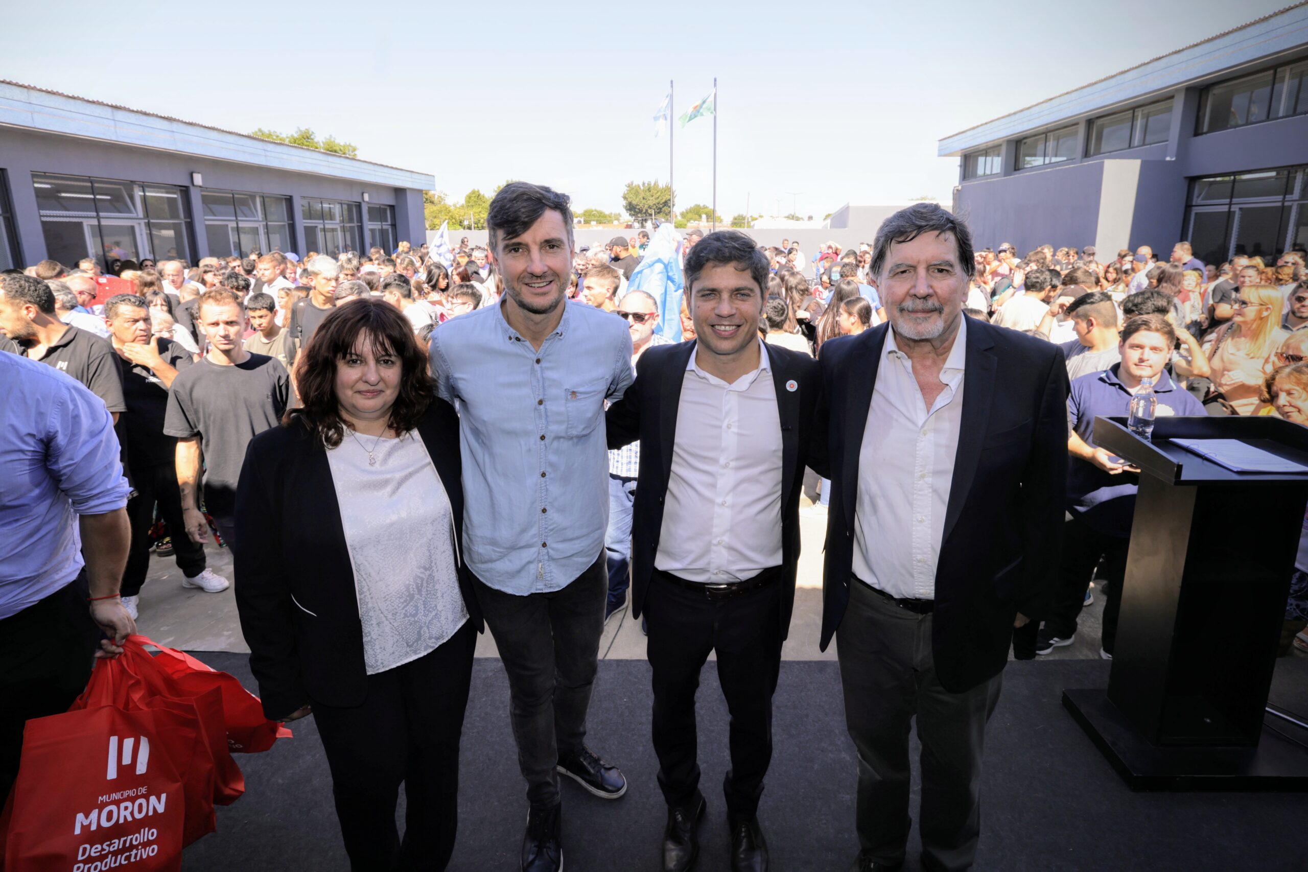 Kicillof y Ghi inauguraron el edificio de la Escuela Secundaria N° 43 de Morón