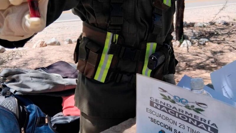 Catamarca: Gendarmería detuvo a tres personas involucradas en delitos con drogas