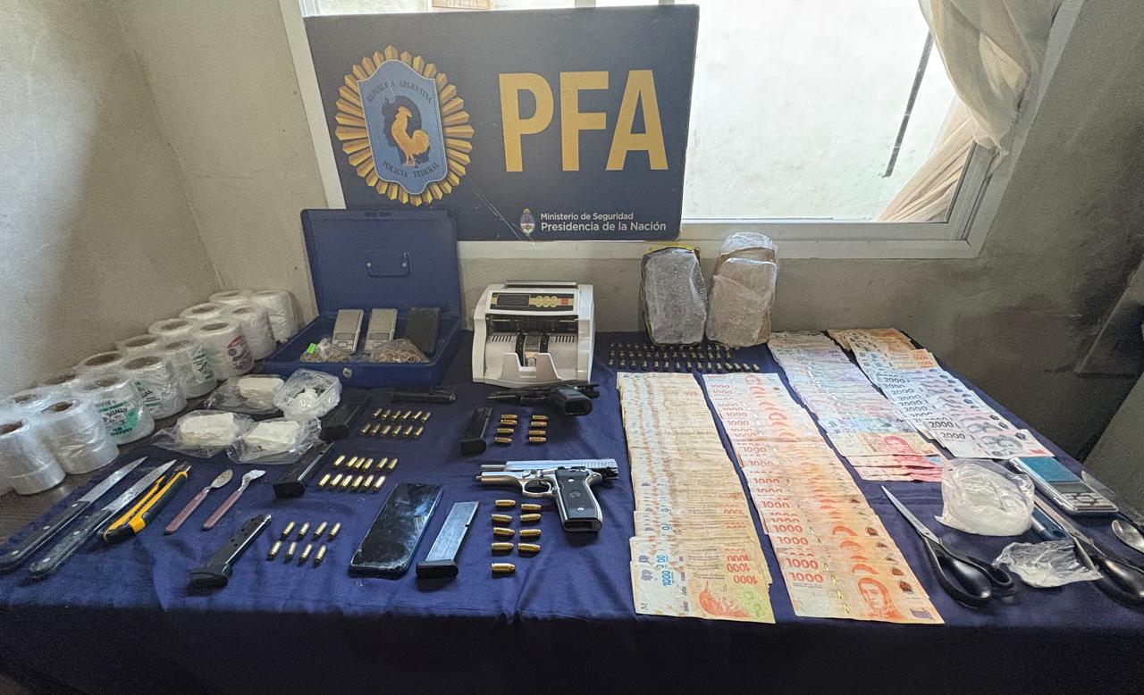 La Policía Federal desactivó un bunker de droga en la villa «La Cava», en Beccar