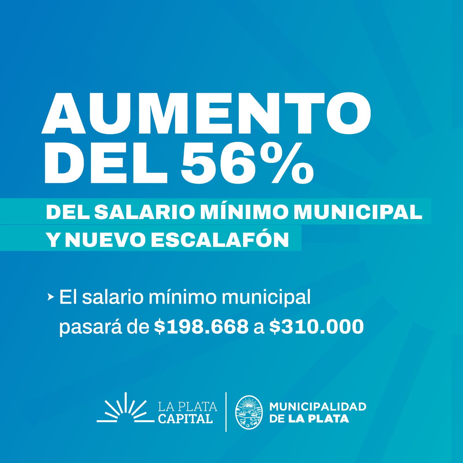 La Plata: Alak anunció aumento del 56% para los empleados municipales