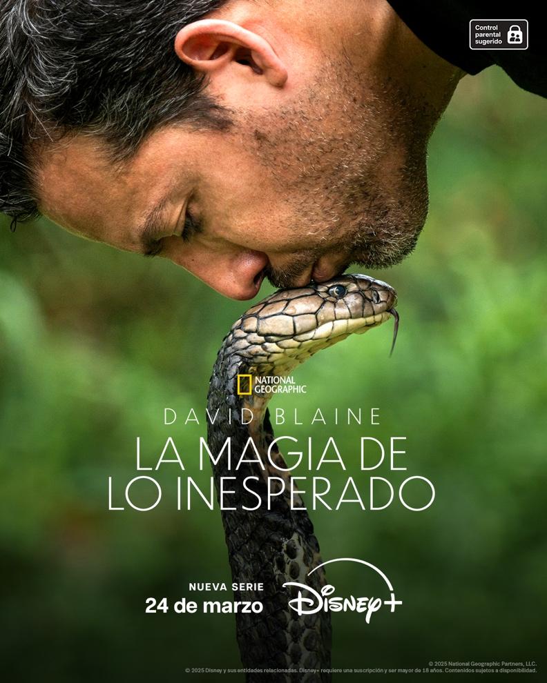 National Geographic presenta David Blaine: la magia de lo inesperado, en  DISNEY+