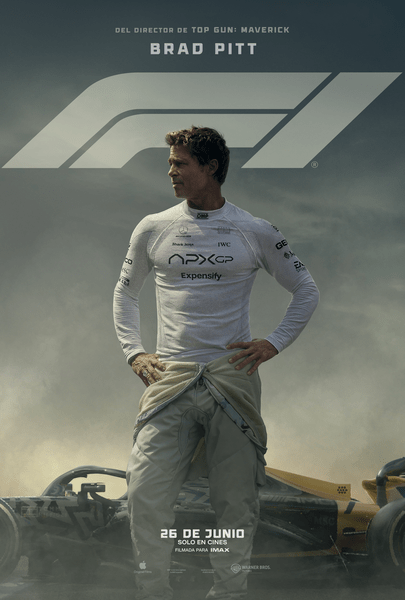 : F1 – ¡mirá el nuevo trailer y póster! La película de alto octanaje protagonizada por Brad Pitt