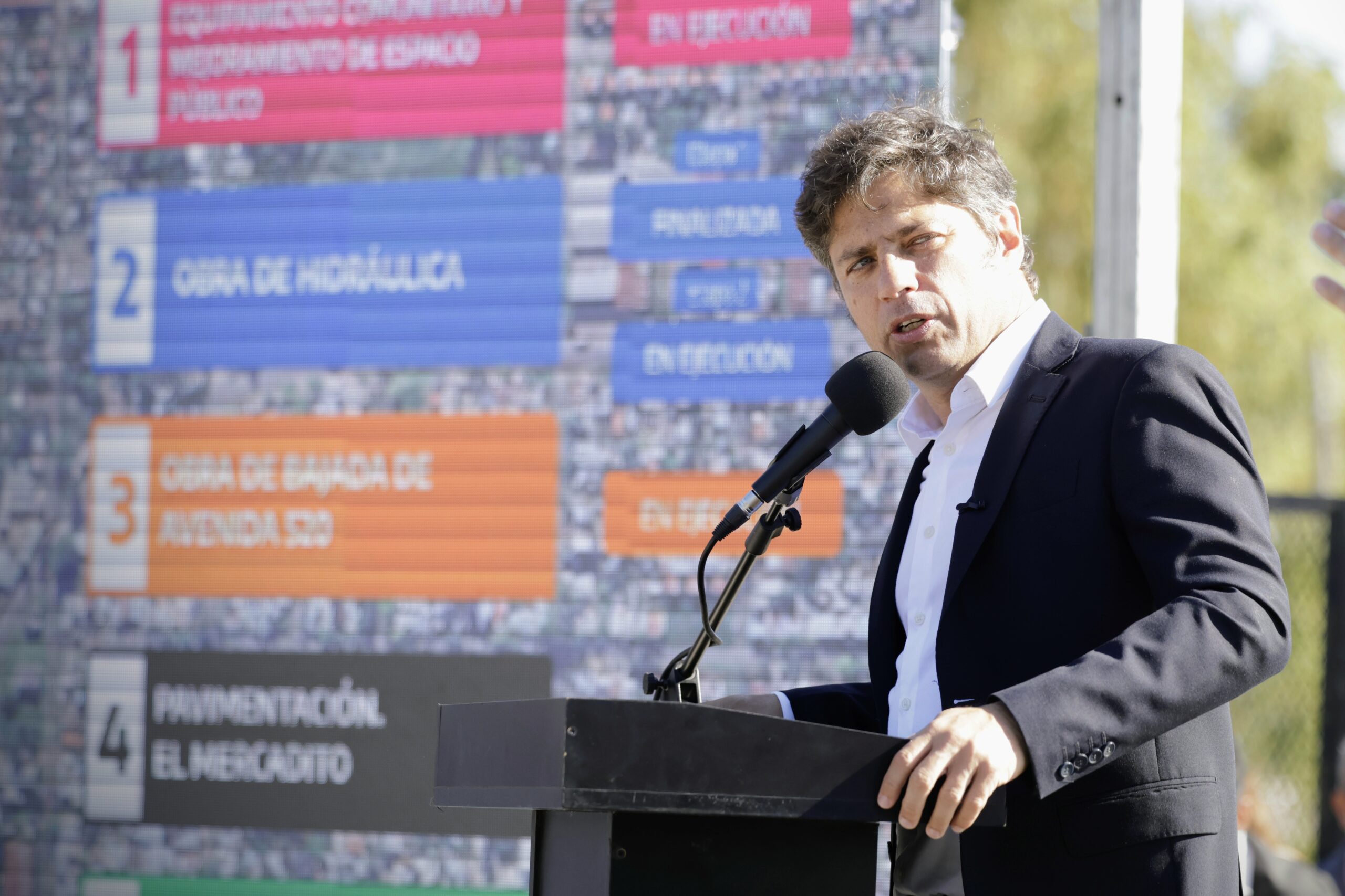 Kicillof inauguró la nueva bajada a la Avenida 520 de la Autopista Buenos Aires – La Plata