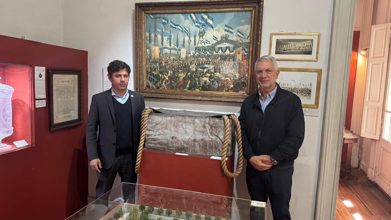 La Plata: histórica visita del gobernador Kicillof y el intendente Alak al Museo Dardo Rocha