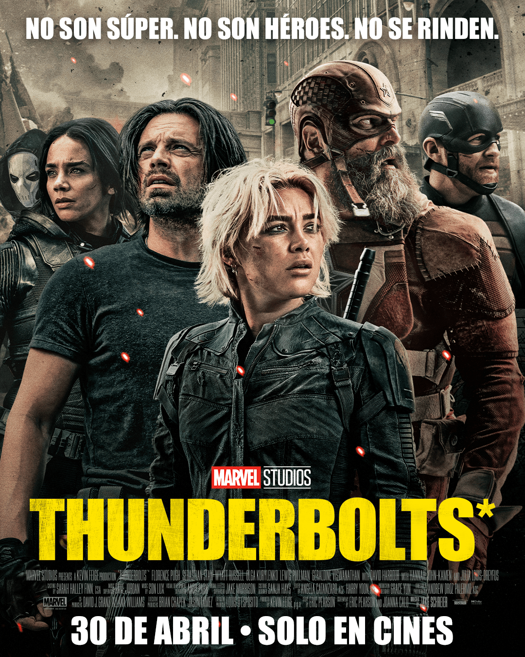 Comienza la venta anticipada de entradas para THUNDERBOLTS* de Marvel Studios