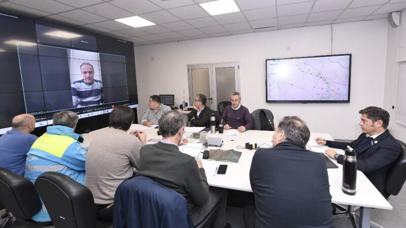 Kicillof  se reunió con el Comité de Emergencia