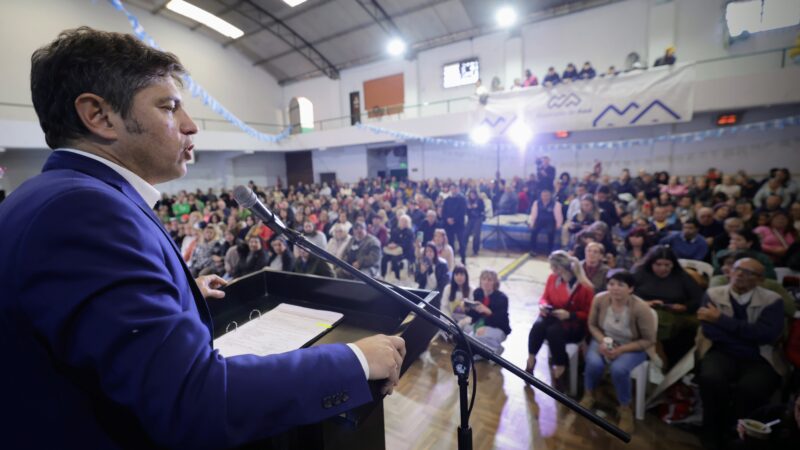 Kicillof: “Mientras el Gobierno nacional ataca a la educación pública, en la Provincia invertimos para transformarla»