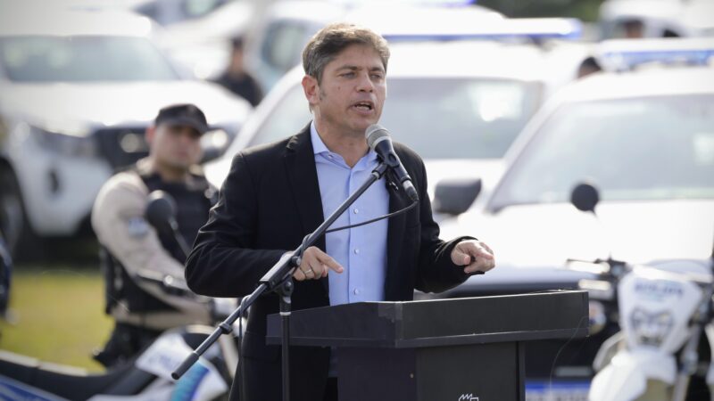 Kicillof  “Nuestro pueblo sabe que con discursos no alcanza»