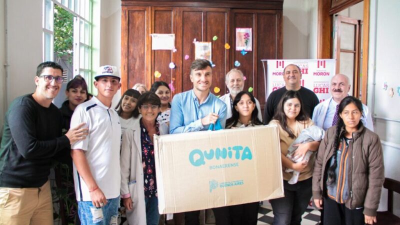 El Municipio de Morón realizó una nueva entrega de kits del Plan Qunita Bonaerense