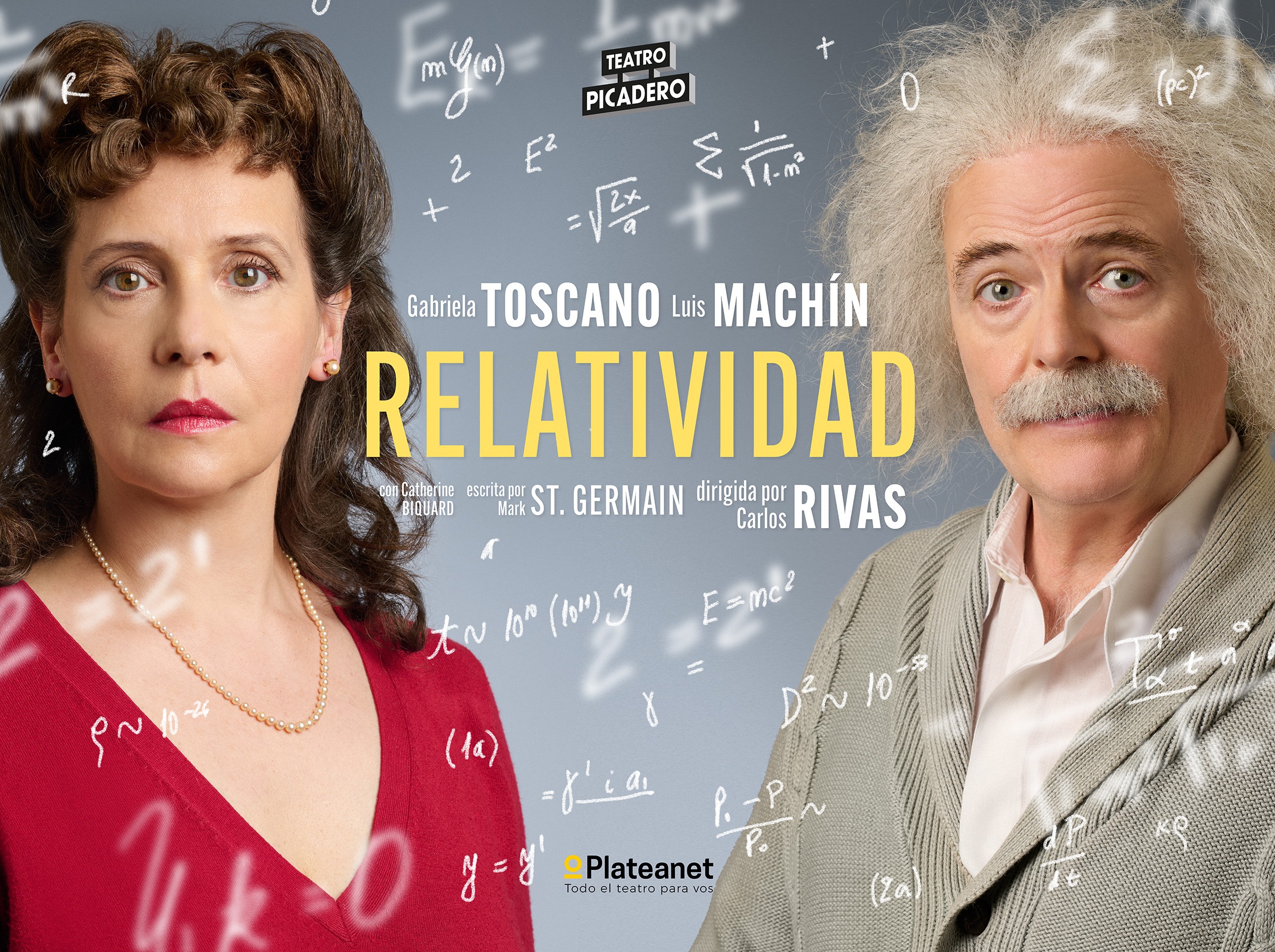 Gabriela Toscano y Luis Machín protagonizan «Relatividad» en el Teatro Picadero