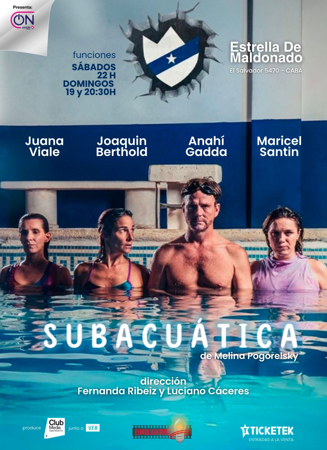 «Subacuática», una experiencia inmersiva en el Club Estrella de Maldonado
