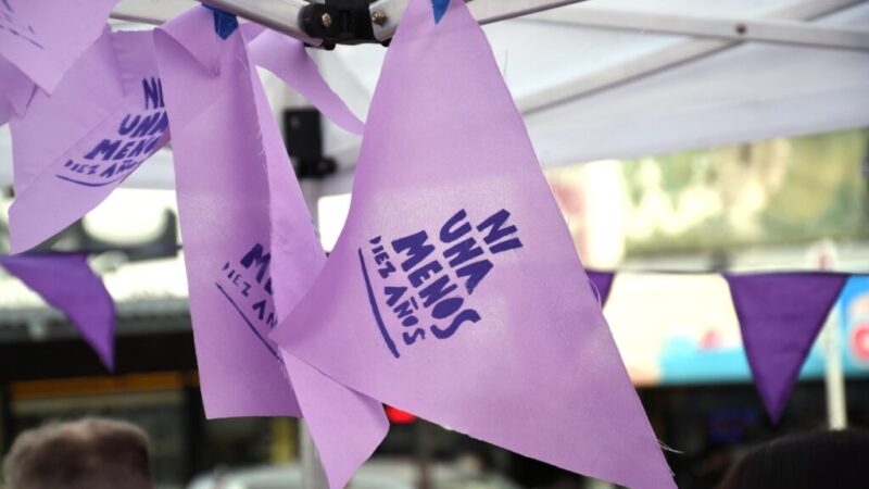 Jornada conmemorativa por los 10 años de Ni Una Menos en Morón