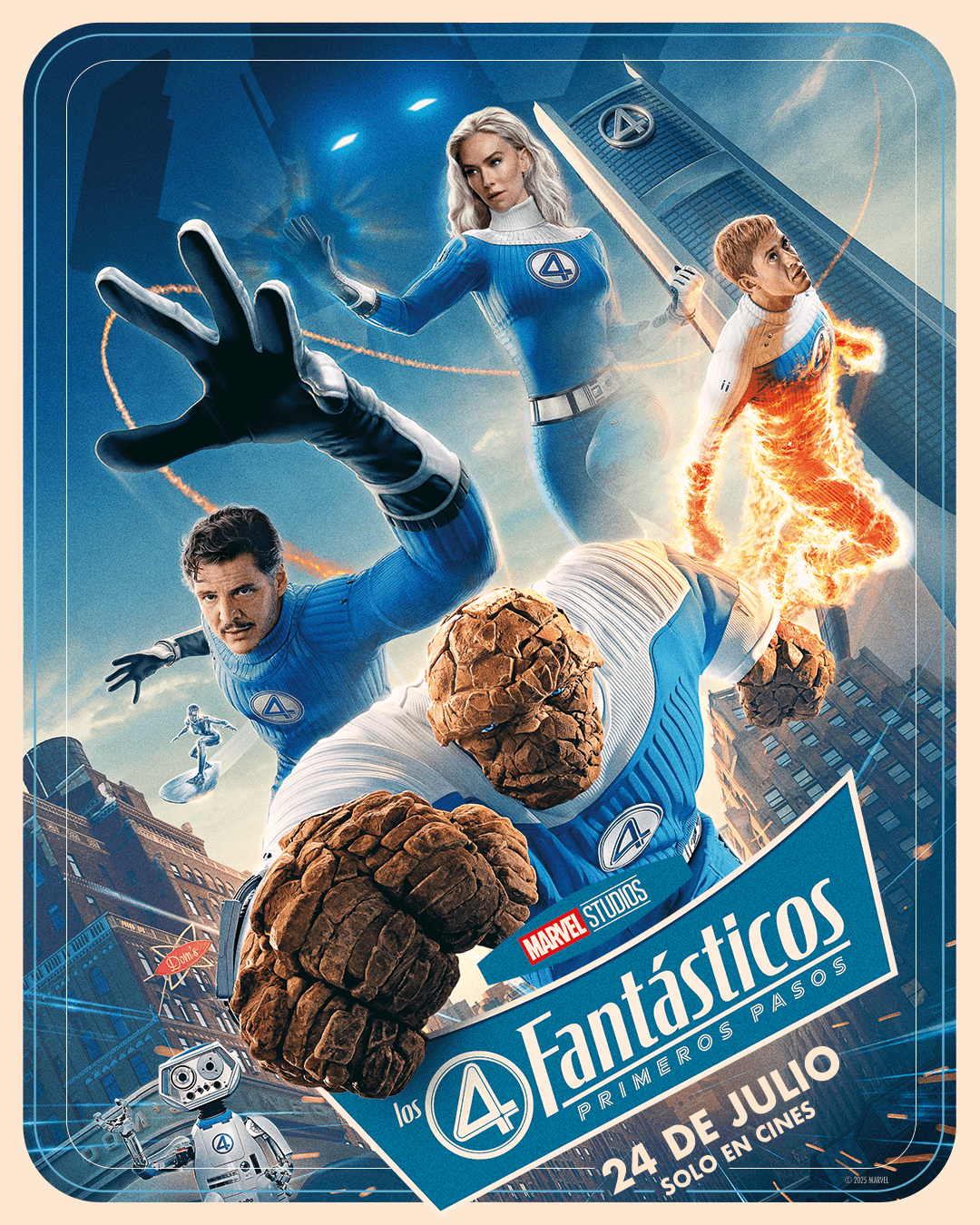 Ya están disponibles el nuevo tráiler y póster de «Los cuatro fantásticos: primeros pasos»
