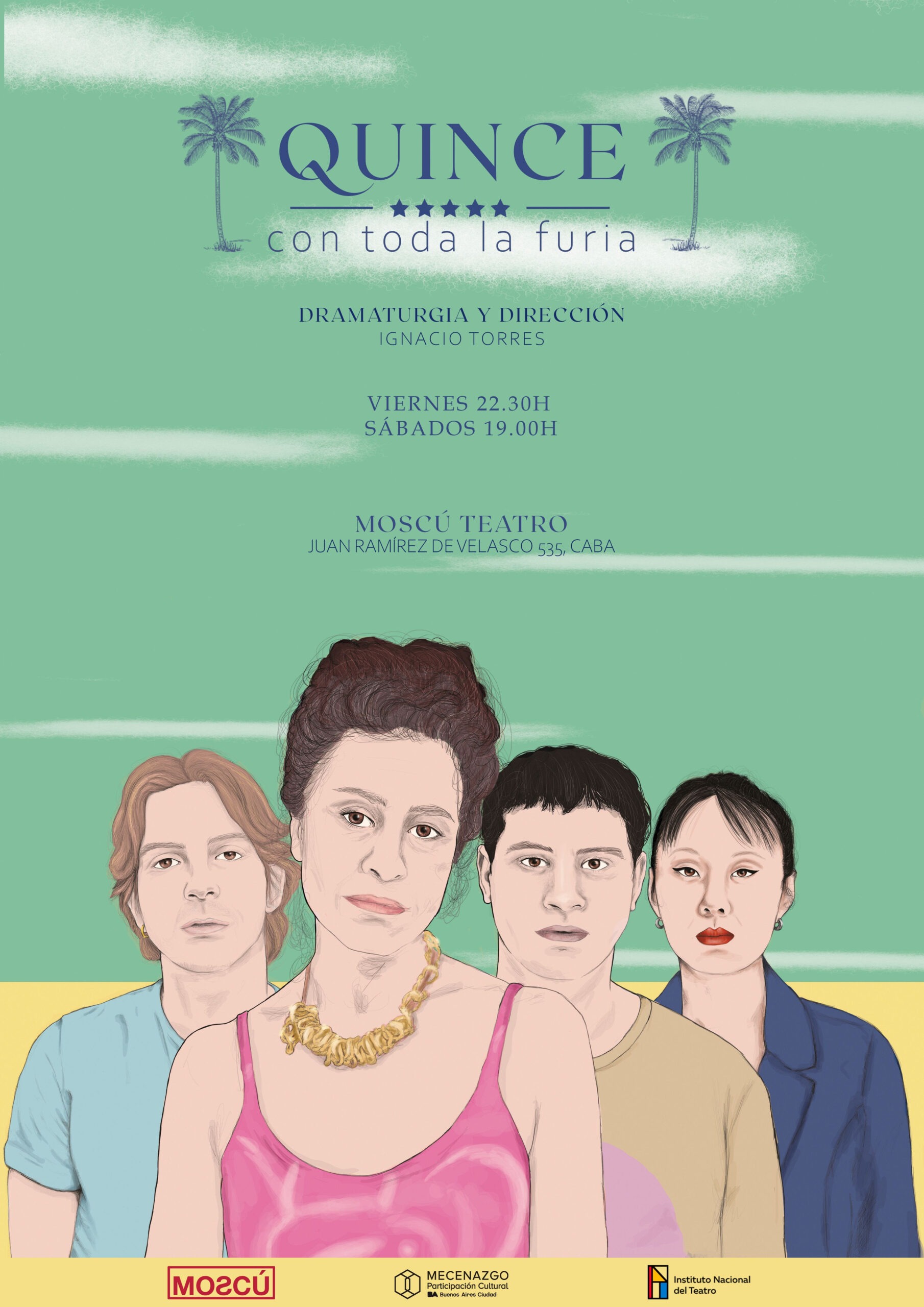 En Moscú Teatro, se estrena «Quince con toda la furia»