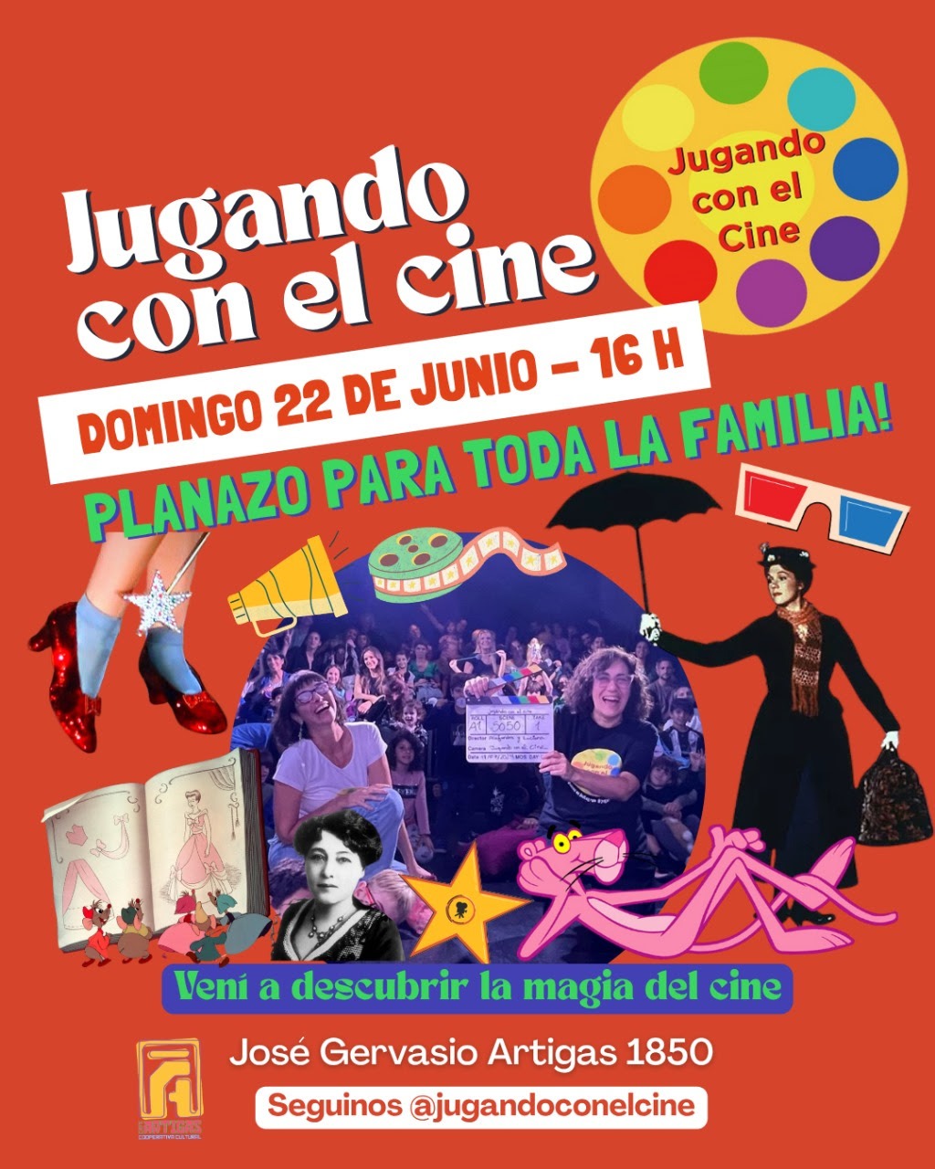 » Jugando con el Cine » vuelve a llenar de magia la tarde del Café Artigas