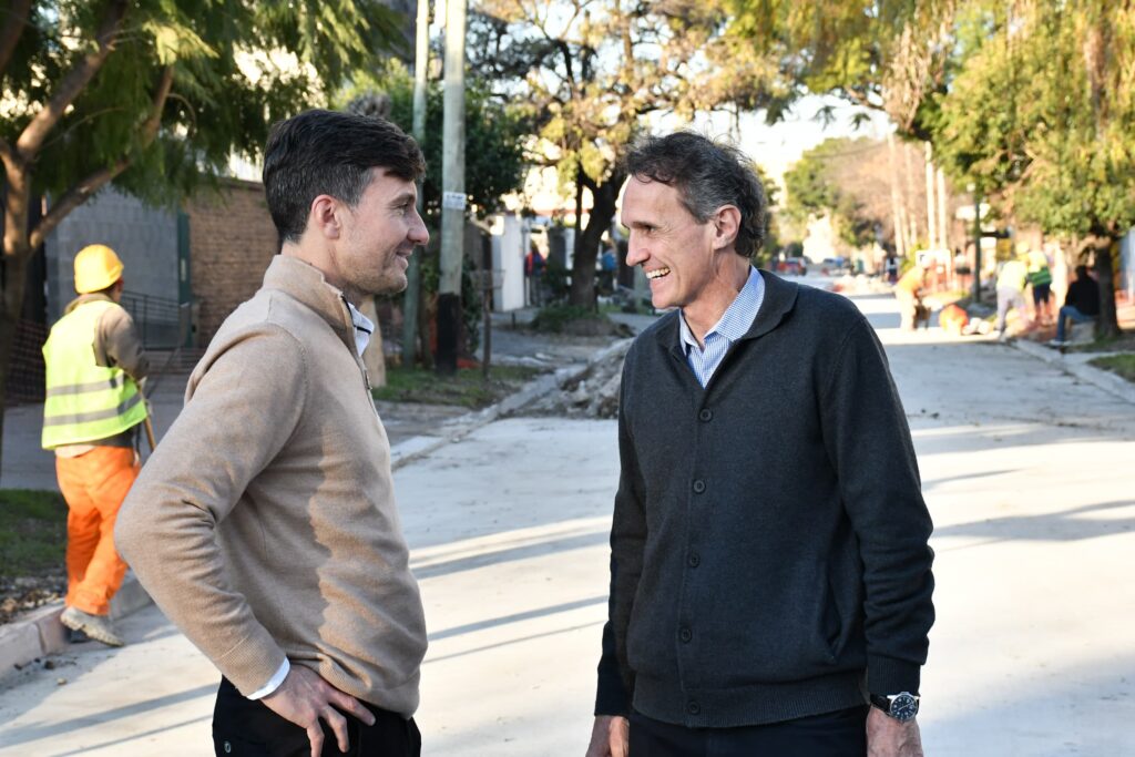 Ghi y Katopodis recorrieron obras estratégicas en Morón