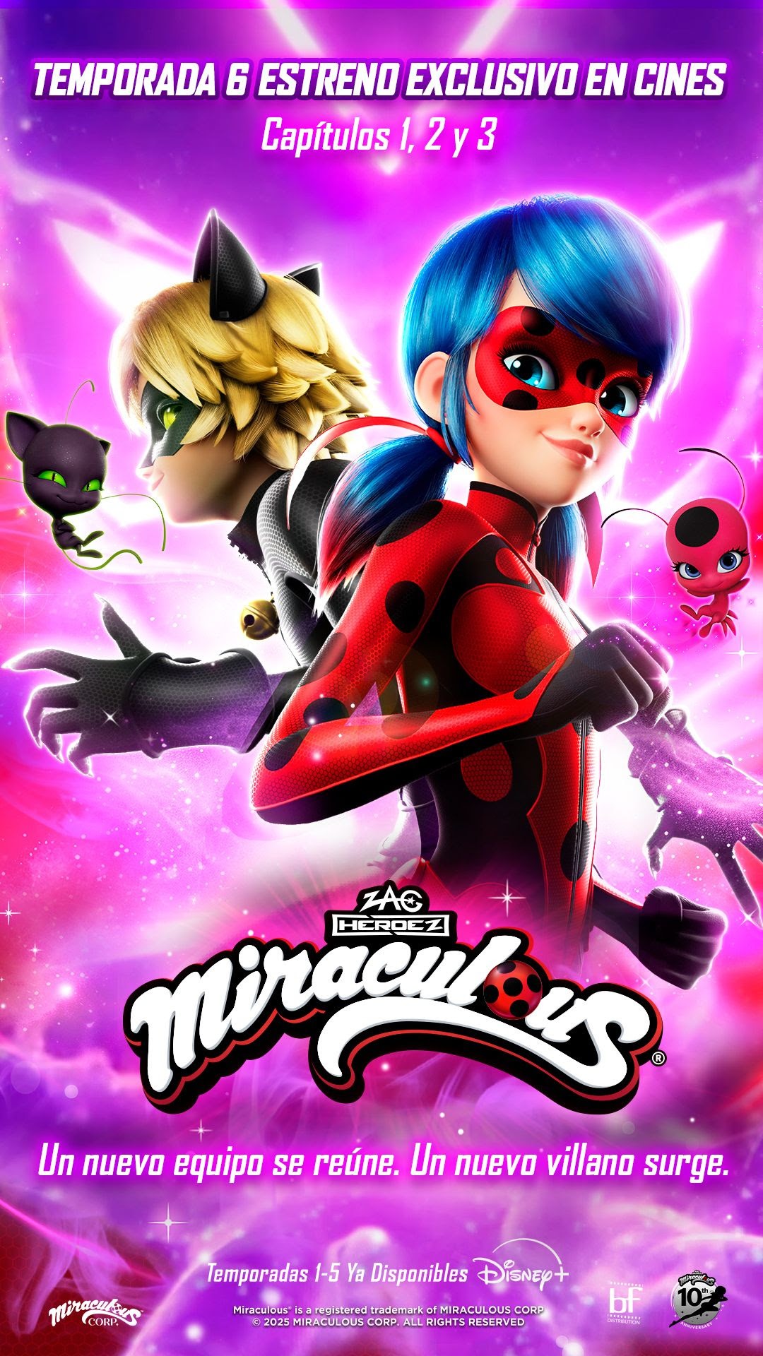 «Miraculous: Las Aventuras de Ladybug y Cat Noir ” llega al cine el 14 de agosto.