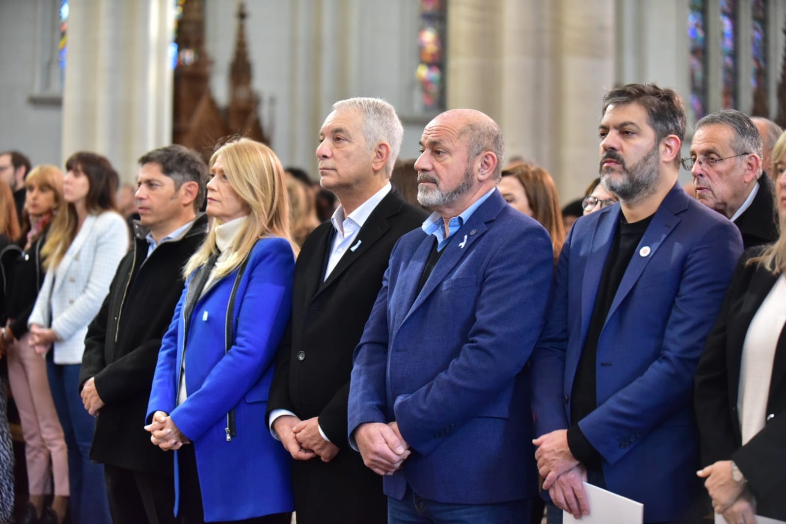 Alak y Kicillof participaron del  tedeum por el Día de la Independencia en la Catedral de La Plata