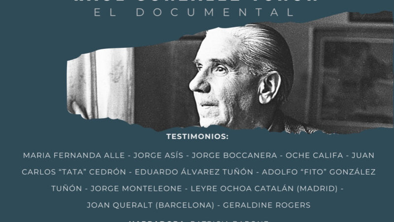 Raúl González Tuñón uno de los grandes poetas del siglo XX tiene su película y se estrena en el cine Cosmos