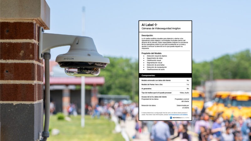  Motorola Solutions la introducción de las «etiquetas nutricionales de IA»