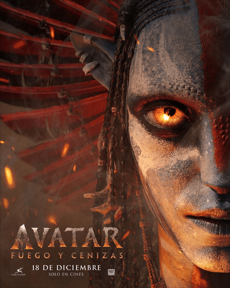 Ya está disponible el tráiler y las nuevas imágenes de «Avatar: fuego y cenizas» ya está disponible