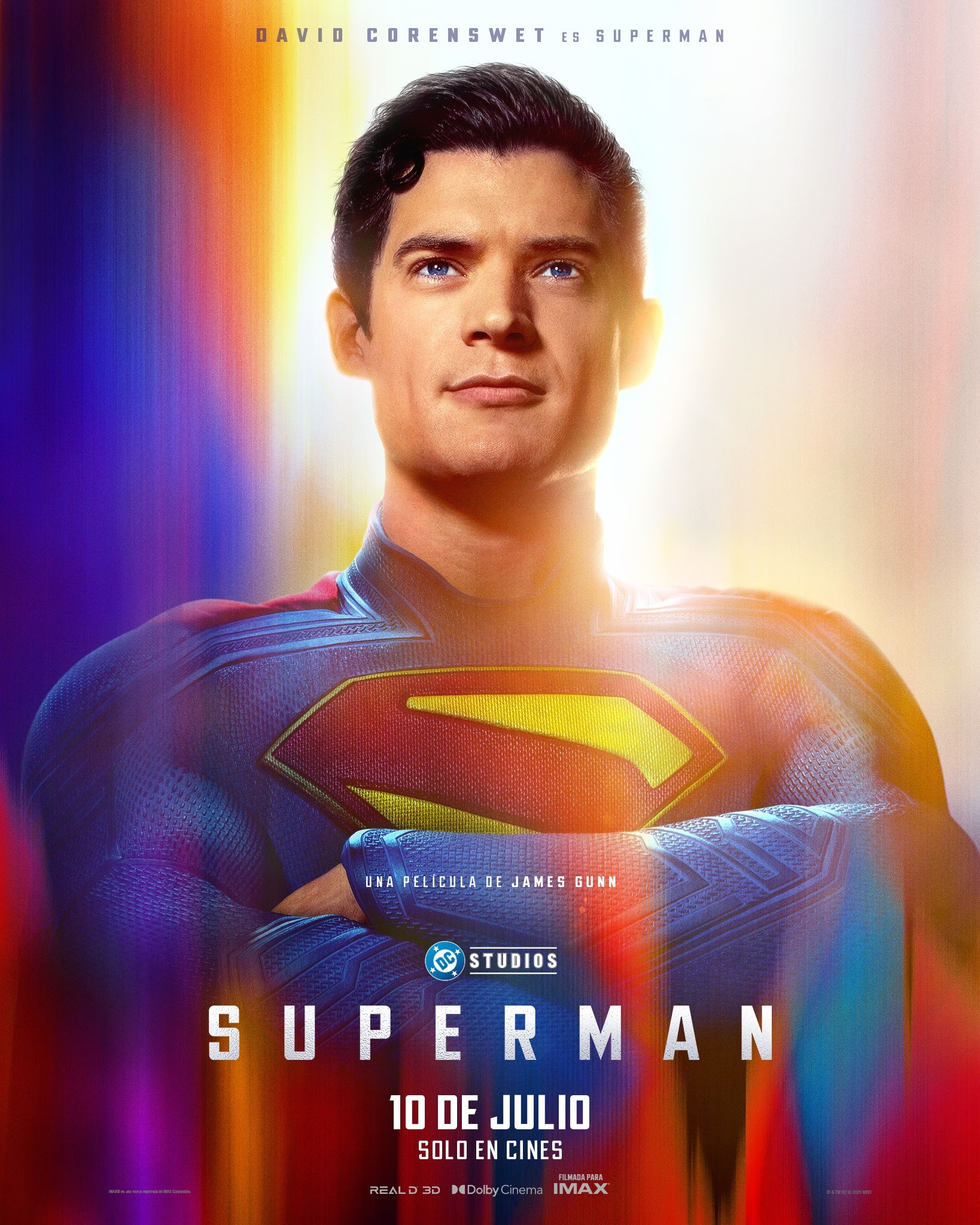 SUPERMAN se estrena hoy  en los principales cines. ¡Conocé más pósters de personajes!