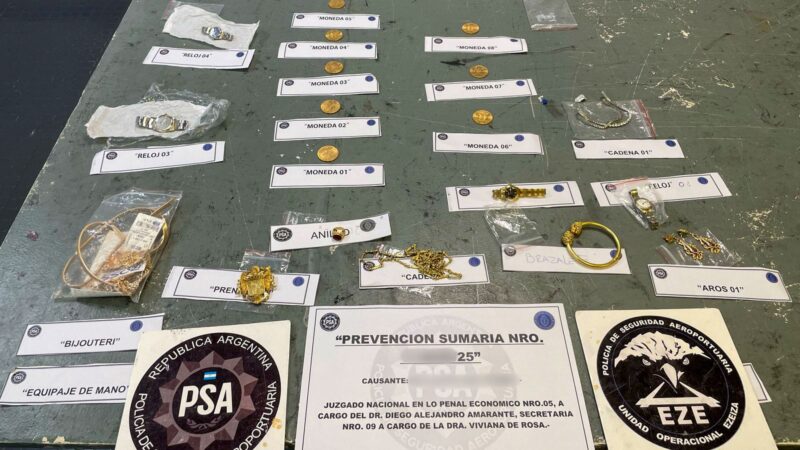 Contrabando:  la Policía de Seguridad Aeroportuaria detuvo a una azafata en Ezeiza