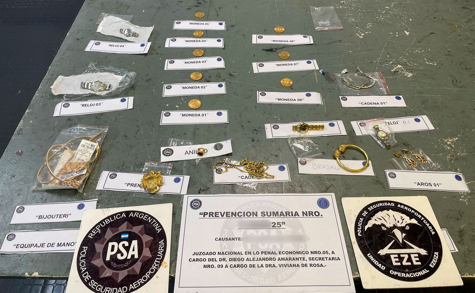 Contrabando: la Policía de Seguridad Aeroportuaria detuvo a una azafata en Ezeiza
