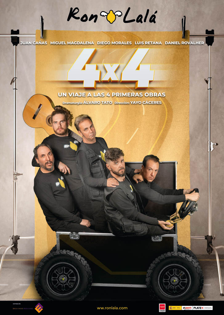 Ron Lalá – 4×4 Un viaje a los 4 primeras obras en el Teatro San Martín