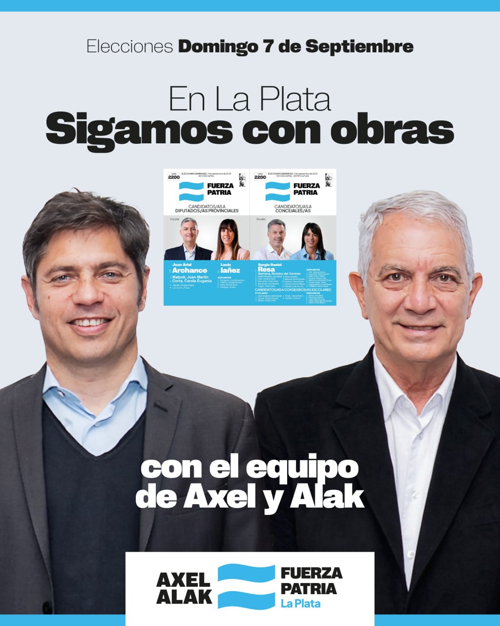 Elecciones 2025:Fuerza Patria presentó la boleta de Alak en La Plata: «Sigamos con obras»