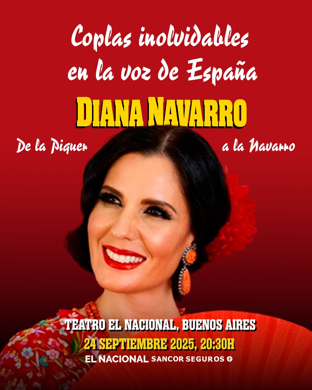 Diana Navarro , una de las voces más importantes de la música española, llega a Buenos Aires