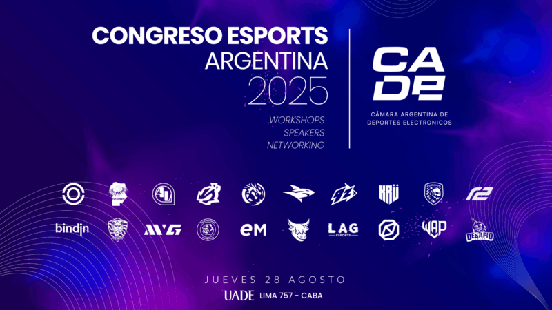 En Buenos Aires se realizará el Congreso de Esports Argentina 2025