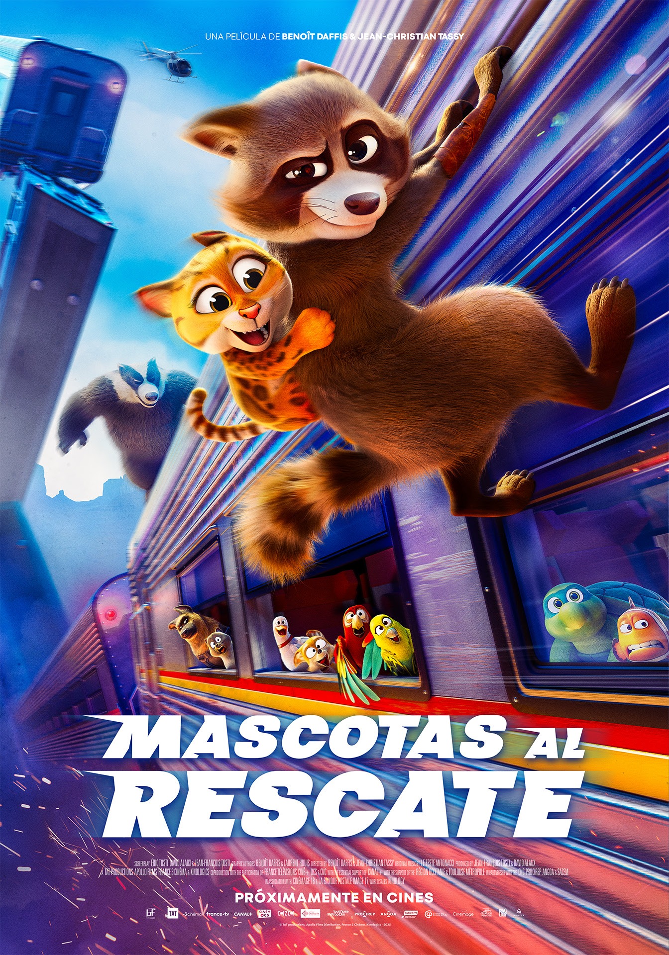 “Mascotas al rescate” llega al cine este jueves a 165 salas de todo el país.