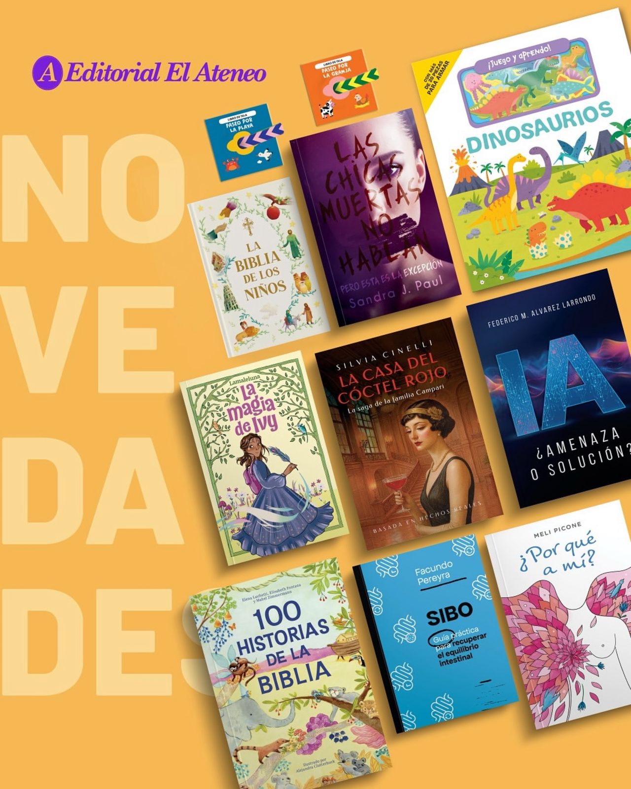 Novedades de Editorial El Ateneo para septiembre