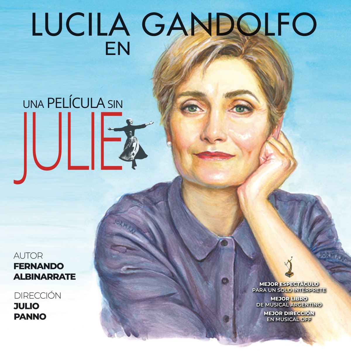 Lucila Gandolfo protagoniza «Una película sin Julie» en el Paseo La Plaza