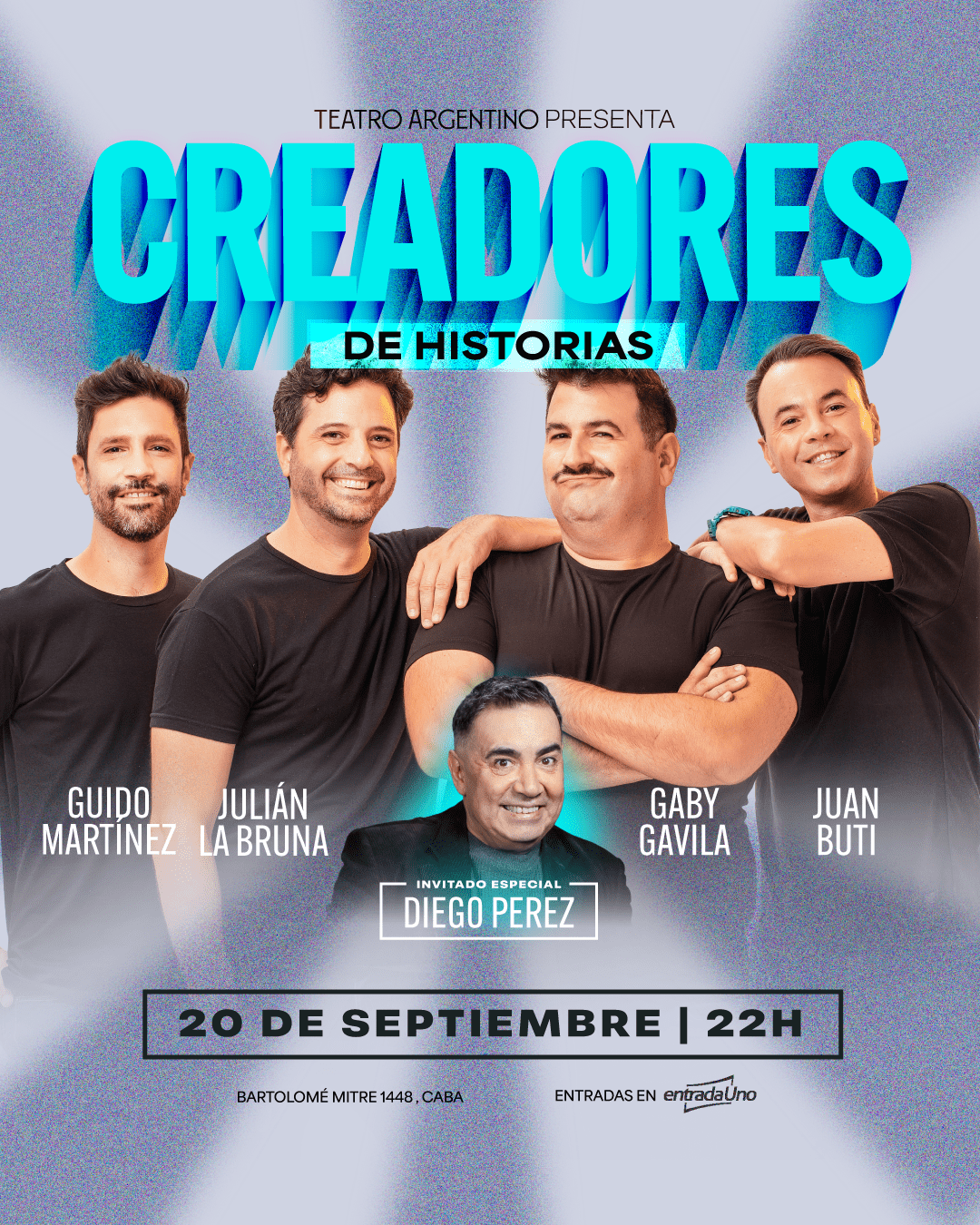 Creadores de Historias: Una noche de improvisación en el Teatro Argentino