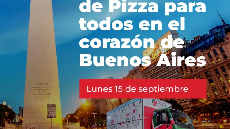 ¡Vuelve la Noche de la Pizza y la Empanada! Degustación gratuita frente al Obelisco